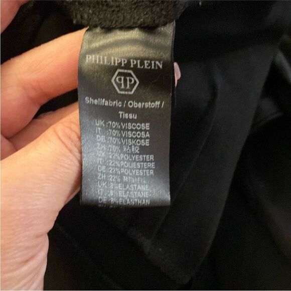 Philipp Plein Black Jumpsuit with Sophisticated Silhouette, S - Picture 13 of 15